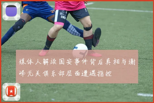 媒体人解读国安事件背后真相与谢峰无关俱乐部层面遭遇指控